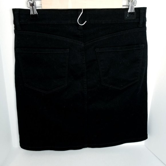 Jordache Luxe Touch Black Jean Skirt NWT - Picture 3 of 7